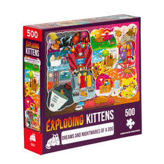 Dreams And Nightmares Of A Dog 500 Piece Puzzle